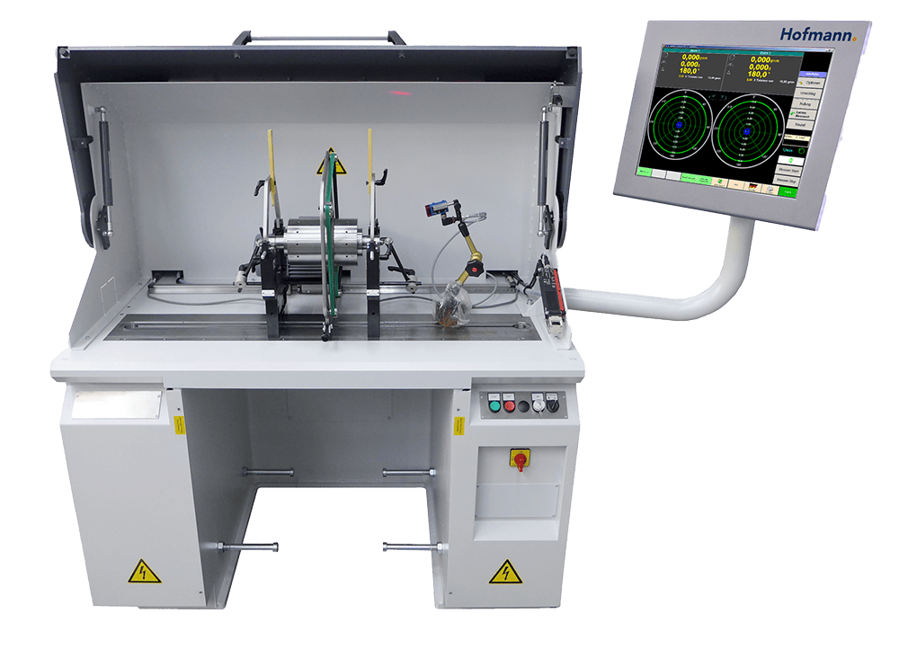 Horizontale Universal-Auswuchtmaschine Typ UHK 12